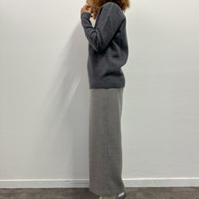 Load image into Gallery viewer, Maglione lana follata Grigio