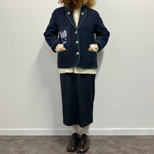 Load image into Gallery viewer, Giacca Austriaca “Ghibli” – progetto Upcycling by @ggtarantola x Vintageafropicks