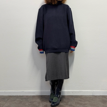 Load image into Gallery viewer, Maglione dolcevita blu navy
over