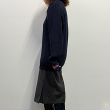 Load image into Gallery viewer, Maglione dolcevita blu navy
over