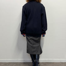 Load image into Gallery viewer, Maglione dolcevita blu navy
over