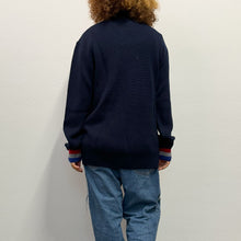 Load image into Gallery viewer, Maglione dolcevita blu navy