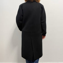 Load image into Gallery viewer, cappotto nero doppiato