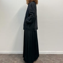 Load image into Gallery viewer, Giacca camoscio blu 90s