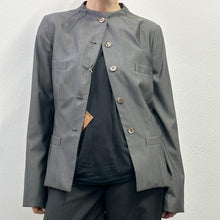 Load image into Gallery viewer, Giacca Trabaldo Togna grigia Y2K