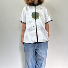 Load image into Gallery viewer, Camicia etnica cinese bianca
