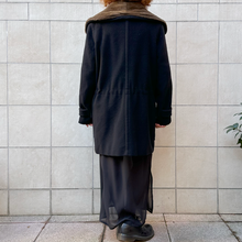 Load image into Gallery viewer, Cappotto Max Mara nero 90s