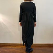 Load image into Gallery viewer, Abito Romeo Gigli linea G nero fine 8os primi 90s