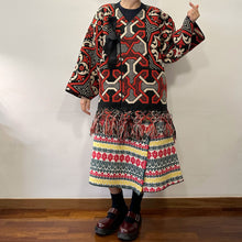 Load image into Gallery viewer, K-COPRIMI giacca jeogori realizzata con coperta abruzzese vintage