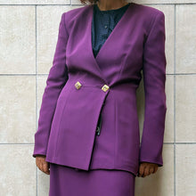 Load image into Gallery viewer, Completo Gai Mattioli viola cardinale primi 90s