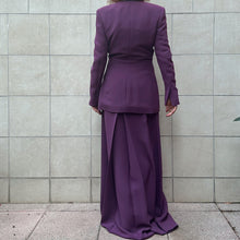 Load image into Gallery viewer, Completo Gai Mattioli viola cardinale primi 90s