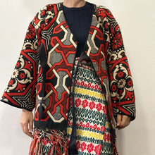 Load image into Gallery viewer, K-COPRIMI giacca jeogori realizzata con coperta abruzzese vintage