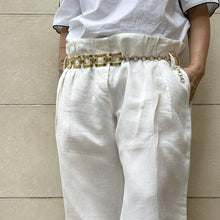 Load image into Gallery viewer, Pantalone Max&co in lino bianchi vintage Y2K