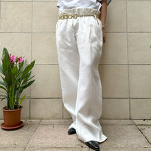 Load image into Gallery viewer, Pantalone Max&co in lino bianchi vintage Y2K