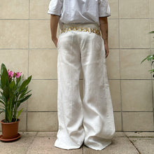 Load image into Gallery viewer, Pantalone Max&co in lino bianchi vintage Y2K