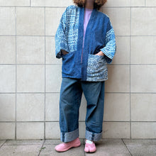 Load image into Gallery viewer, Giacca Kimono indaco