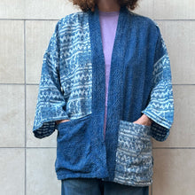 Load image into Gallery viewer, Giacca Kimono indaco