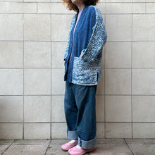 Load image into Gallery viewer, Giacca Kimono indaco