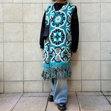 Load image into Gallery viewer, K-COPRIMI gilet nero/azzurro/bianco. Po