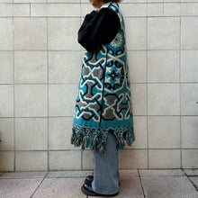 Load image into Gallery viewer, K-COPRIMI gilet nero/azzurro/bianco. Po