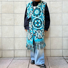 Load image into Gallery viewer, K-COPRIMI gilet nero/azzurro/bianco. Po