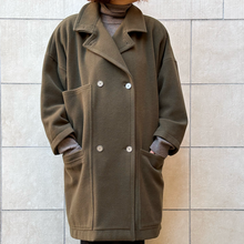 Load image into Gallery viewer, Cappotto Gianni Versace color oliva 80s