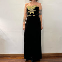 Load image into Gallery viewer, Abito Victor Costa color fondente 80s