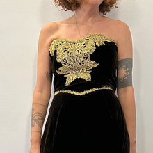 Load image into Gallery viewer, Abito Victor Costa color fondente 80s