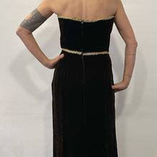 Load image into Gallery viewer, Abito Victor Costa color fondente 80s