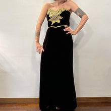 Load image into Gallery viewer, Abito Victor Costa color fondente 80s