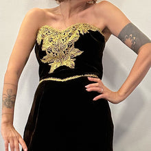 Load image into Gallery viewer, Abito Victor Costa color fondente 80s