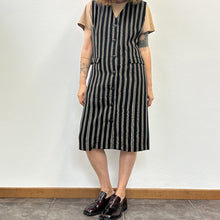 Load image into Gallery viewer, Abito gilet Biella Collezione a riche verticali 90s