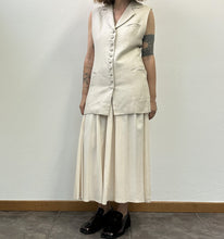 Load image into Gallery viewer, Gilet Biella Collezioni écru 90s