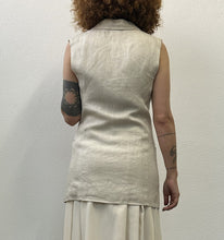 Load image into Gallery viewer, Gilet Biella Collezioni écru 90s