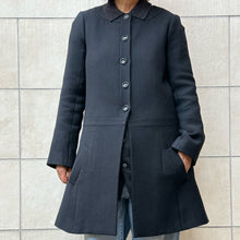 Load image into Gallery viewer, Cappotto Chloe nero Y2K