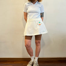 Load image into Gallery viewer, Polo Sergio Tacchini in piquet bianca e azzurra 70s