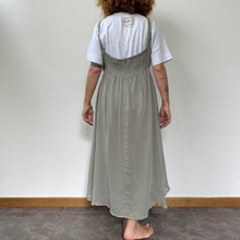 Load image into Gallery viewer, Abito grigio a pois bianchi Y2K