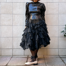 Load image into Gallery viewer, Abito sartoriale Gulp di Gabriella di Marco con paielletes fine 70s