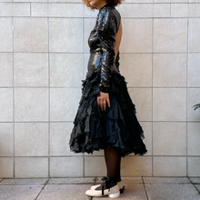 Load image into Gallery viewer, Abito sartoriale Gulp di Gabriella di Marco con paielletes fine 70s