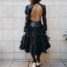 Load image into Gallery viewer, Abito sartoriale Gulp di Gabriella di Marco con paielletes fine 70s