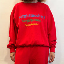 Load image into Gallery viewer, Tuta Sergio Tacchini rossa 80s