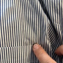 Load image into Gallery viewer, Abito a righe bianco e blu vintage 90s