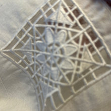 Load image into Gallery viewer, Abito bianco con inserti in pizzo 80s