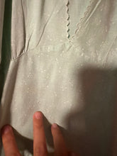 Load image into Gallery viewer, Slip Dress sartoriale latte menta 50s/60s