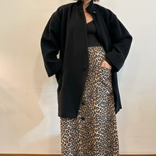 Load image into Gallery viewer, Cappotto Genny by Gianni Versace nero primi 80s