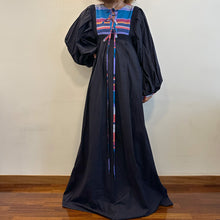 Load image into Gallery viewer, Abito sartoriale in cotone e seta shantung 70s