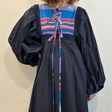 Load image into Gallery viewer, Abito sartoriale in cotone e seta shantung 70s