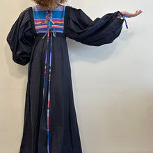 Load image into Gallery viewer, Abito sartoriale in cotone e seta shantung 70s