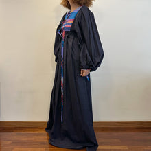 Load image into Gallery viewer, Abito sartoriale in cotone e seta shantung 70s