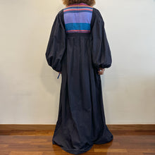 Load image into Gallery viewer, Abito sartoriale in cotone e seta shantung 70s